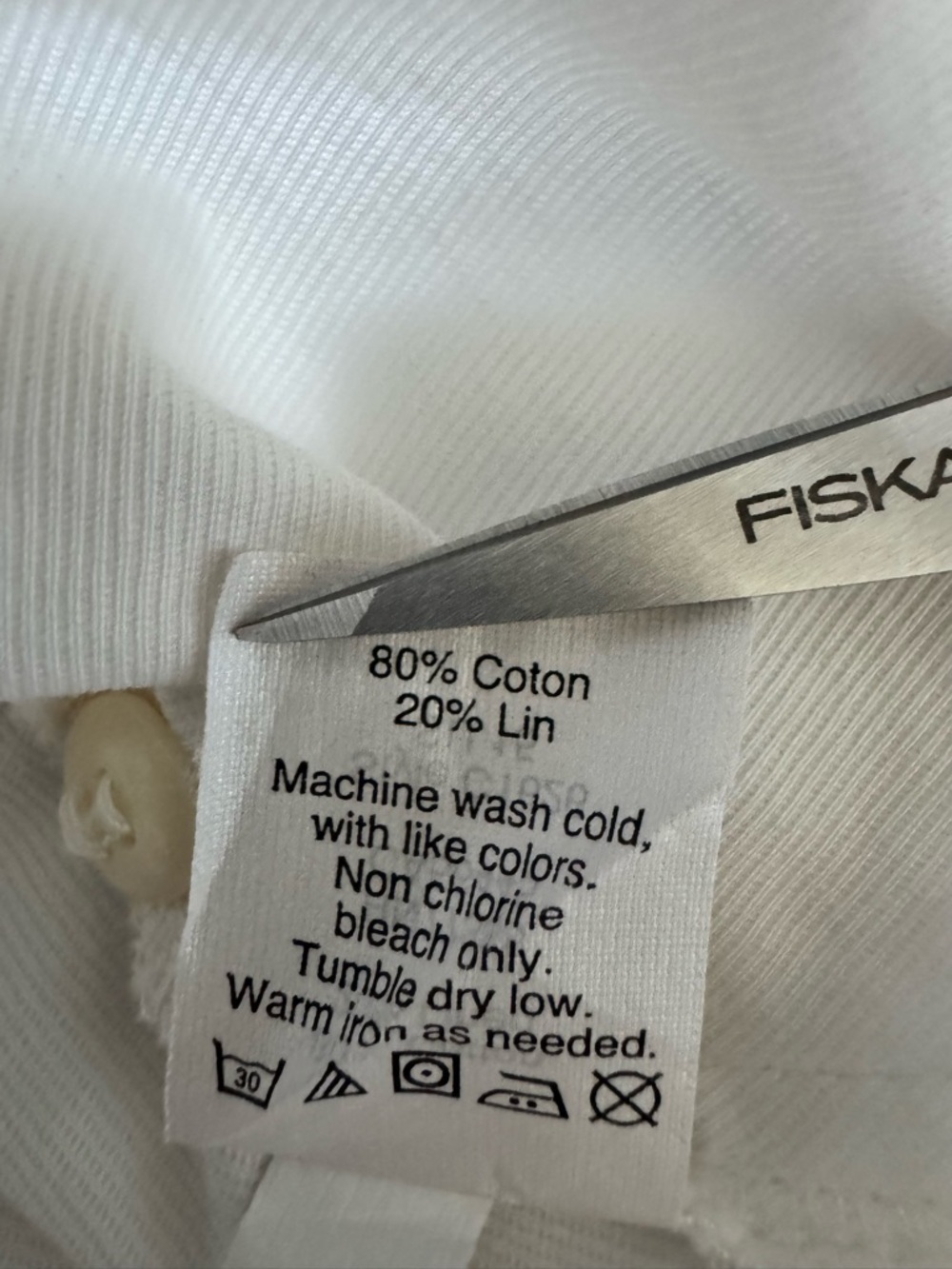 Madewell White Hidden Button Placket Sleeveless Pleated Peplum Top Size 2 - Picture 13 of 16